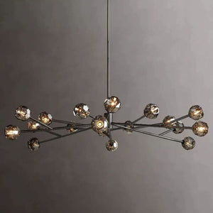 Crysball Glass Round Chandelier 72" - view 4