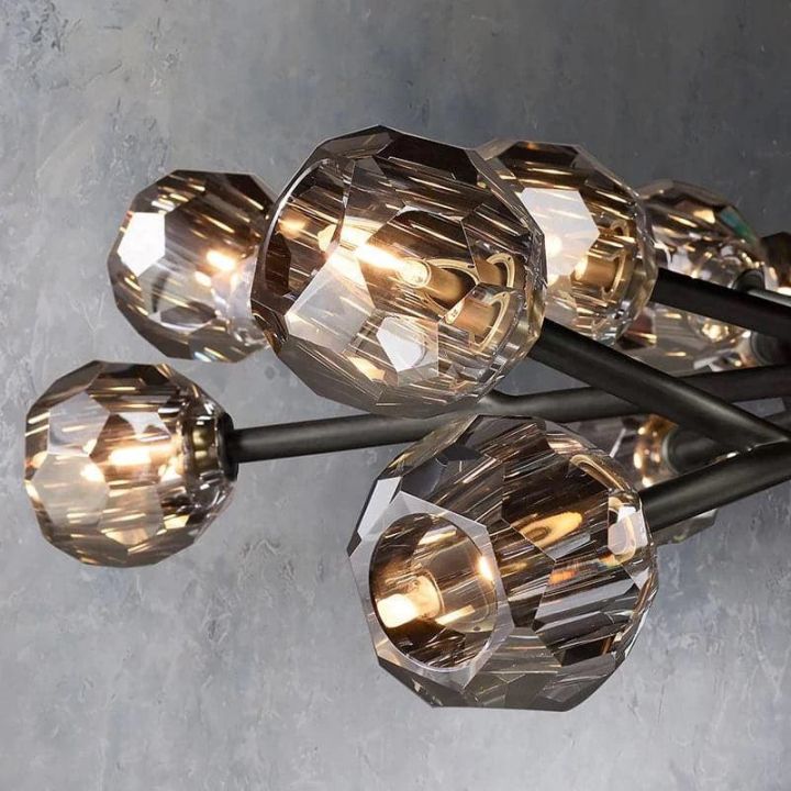 Crysball Glass Round Chandelier 72" - view 12