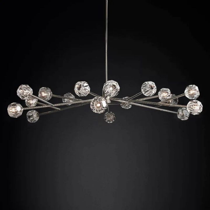 Crysball Glass Round Chandelier 72" - view 5
