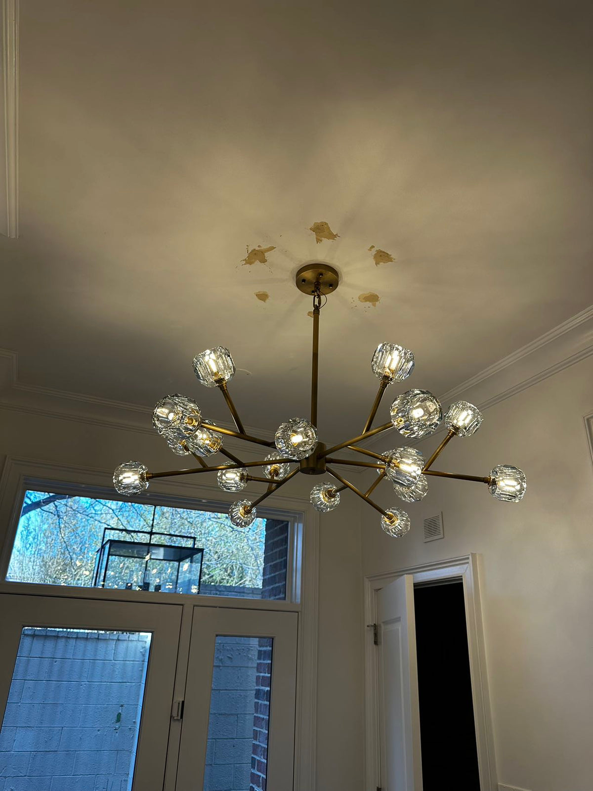 Crysball Glass Round Chandelier 48" - view 7
