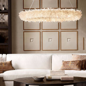 Vosa Crystal Halo Chandelier - view 3