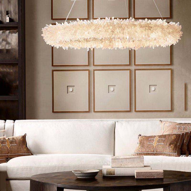 Vosa Crystal Halo Chandelier - view 3