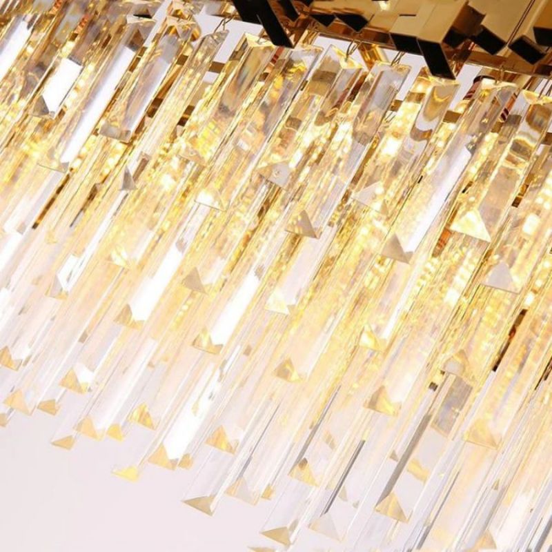 Felipe Crystal Oval Chandelier - view 7