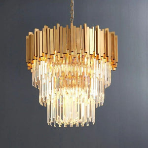 Henri Crystal Round Chandelier