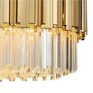 Natasha Charles Crystal Round Chandelier - view 6