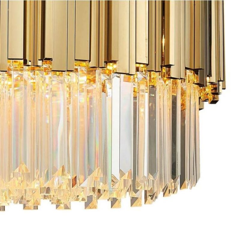 Natasha Charles Crystal Round Chandelier - view 6