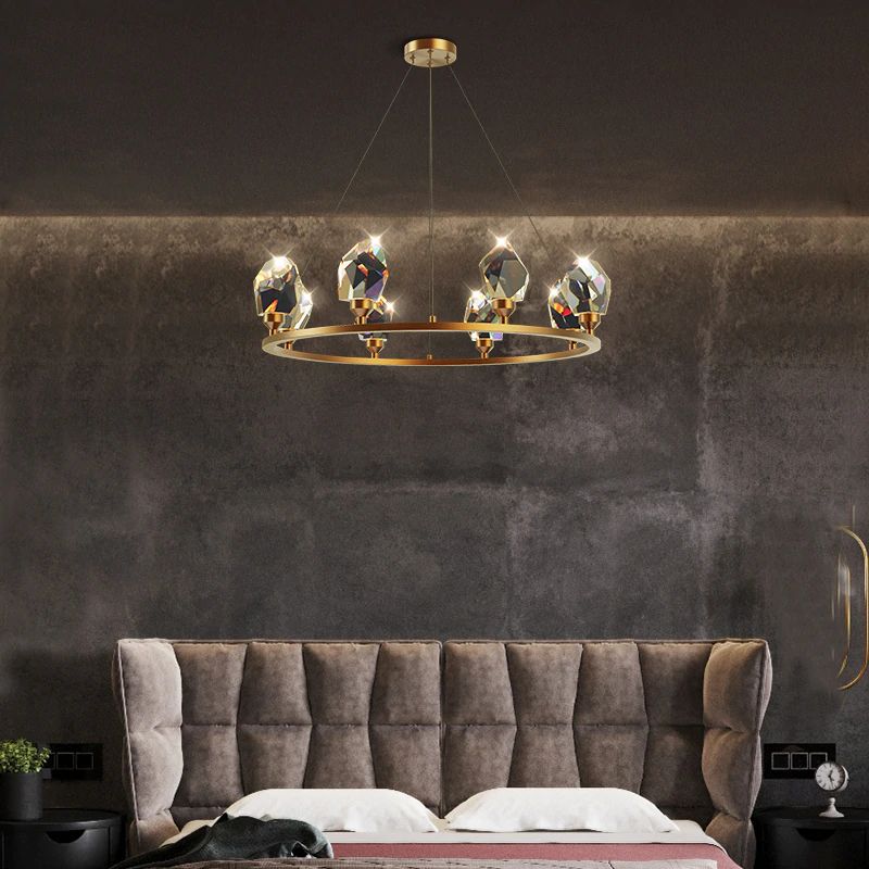 Nicole Crystal Round Chandelier - view 2