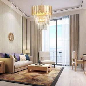 Henri Crystal Round Chandelier - view 4