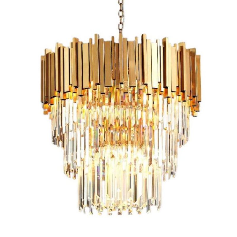 Henri Crystal Round Chandelier - view 5