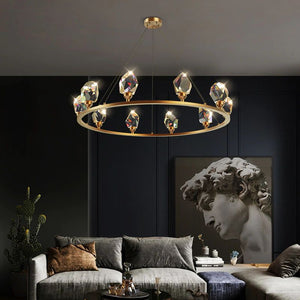 Nicole Crystal Round Chandelier - view 5