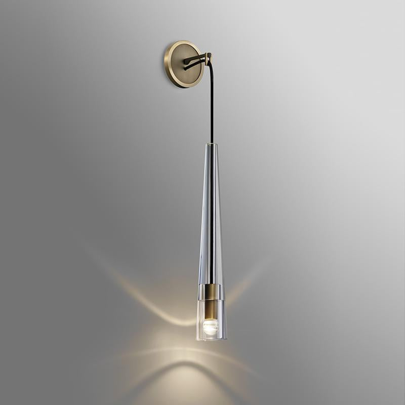 Abner Crystal Small Wall Sconce, chandelier - view 3