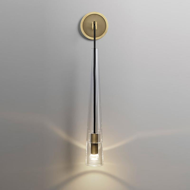 Abner Crystal Small Wall Sconce, chandelier - view 4