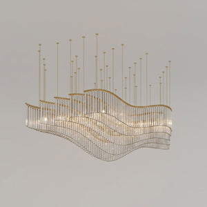 Rivella Cascade Fringe Crystal Chandelier - view 32