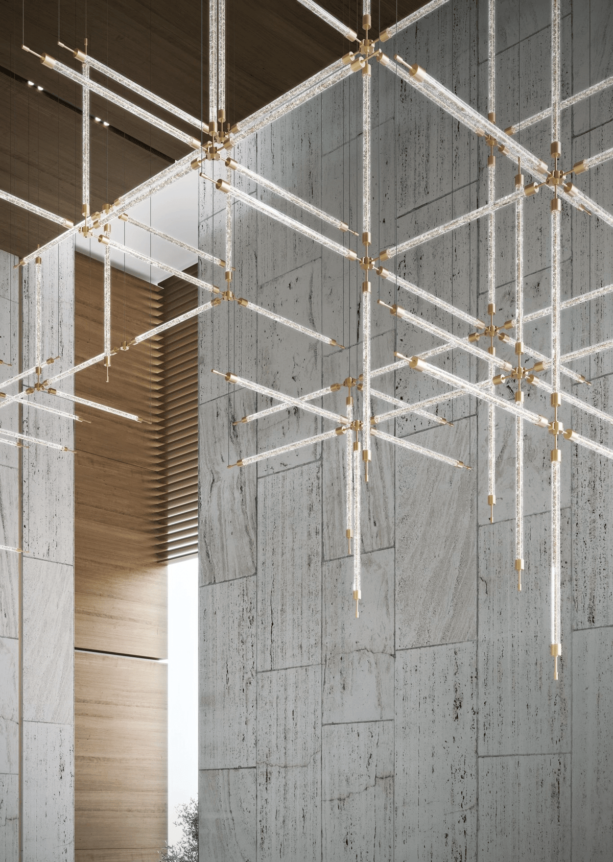 Crystal Grid Customize Chandelier - view 11