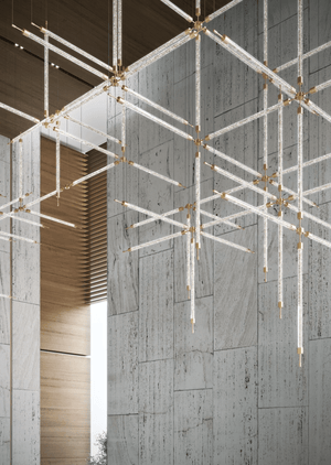 Crystal Grid Customize Chandelier - view 11