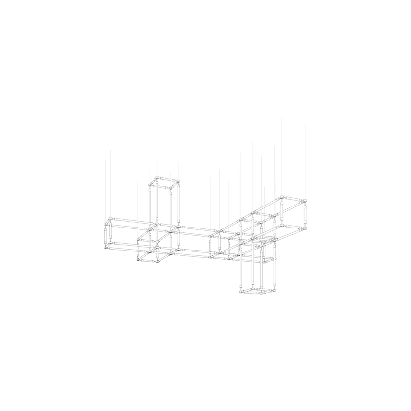 Crystal Grid Customize Chandelier - view 23