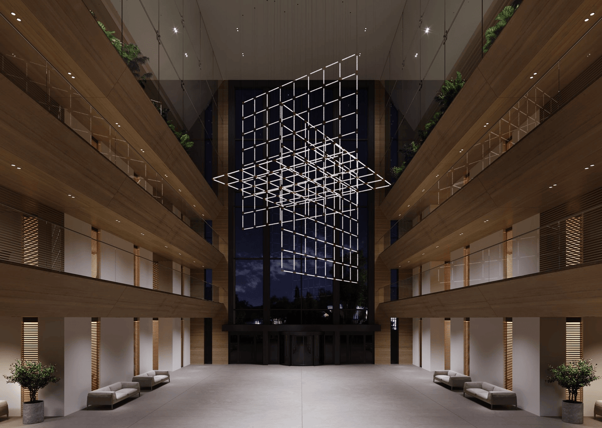 Crystal Grid Customize Chandelier - view 18