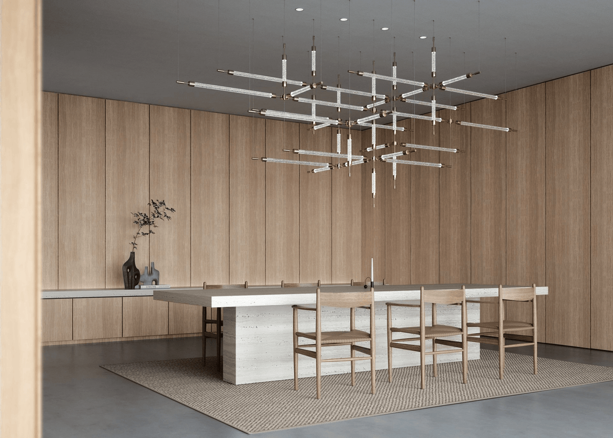 Crystal Grid Customize Chandelier - view 19