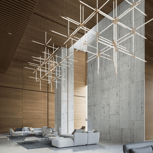 Crystal Grid Customize Chandelier - view 2