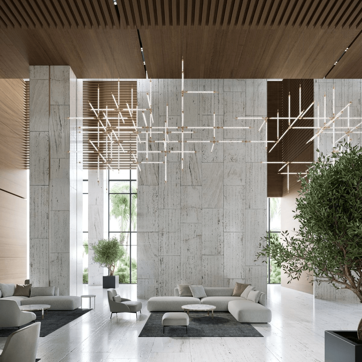 Crystal Grid Customize Chandelier - view 5