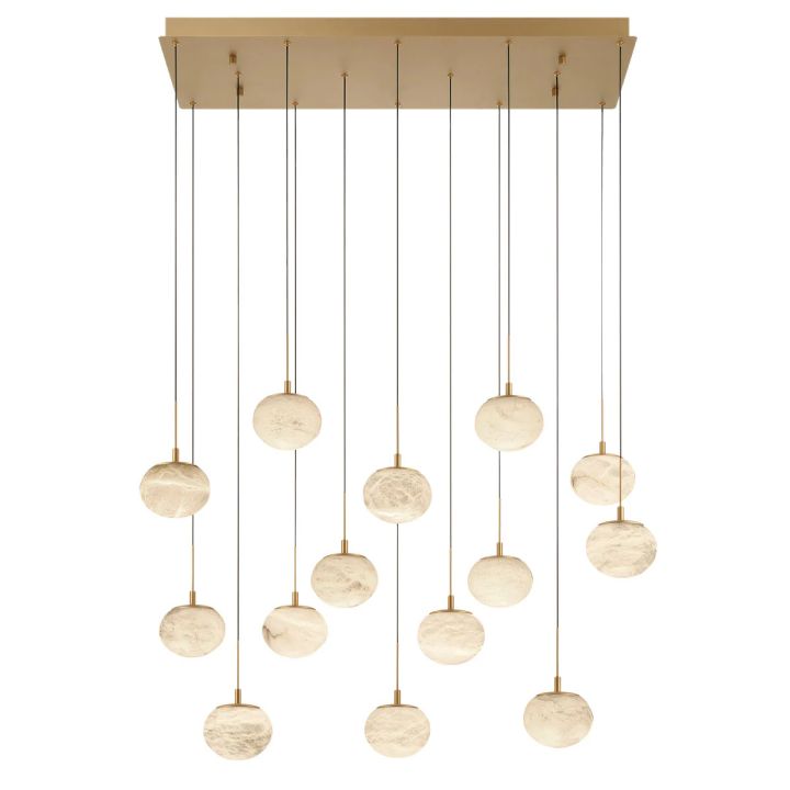 Alabaster Codri Linear LED Chandelier - view 11