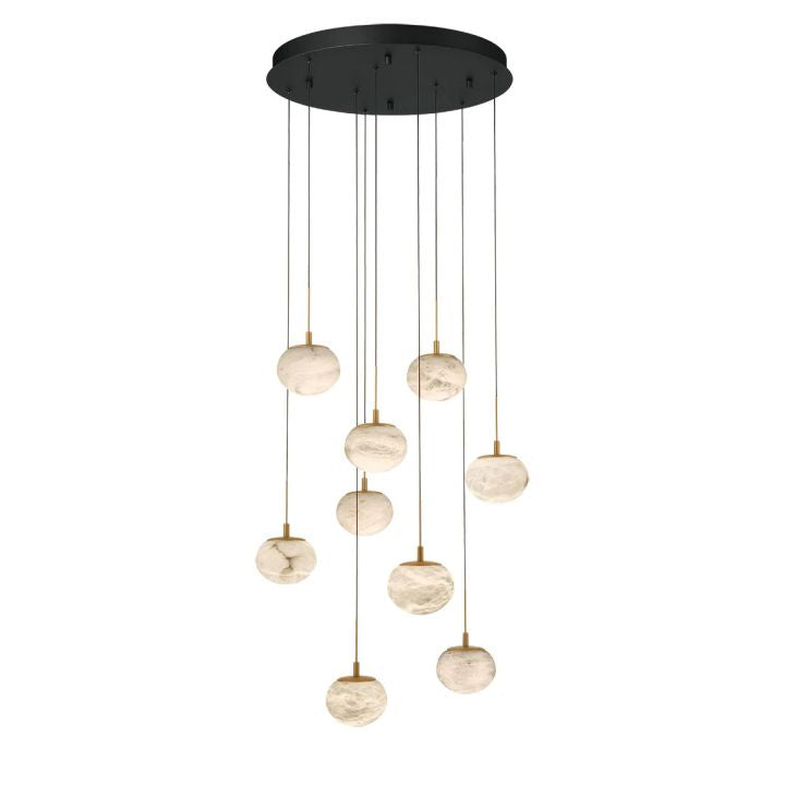 Alabaster Codri Round LED Chandelier - view 2