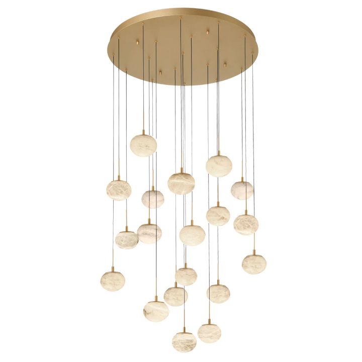 Alabaster Codri Round LED Chandelier - view 3
