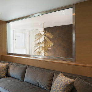 Cattail Leaf Meteor Shower Spiral Chandelier - view 26