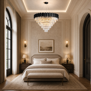 Preston Crystal Round Chandelier 39.4"D - view 7