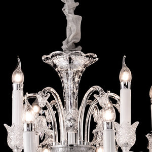 18 lights crystal bell chandelier - view 2