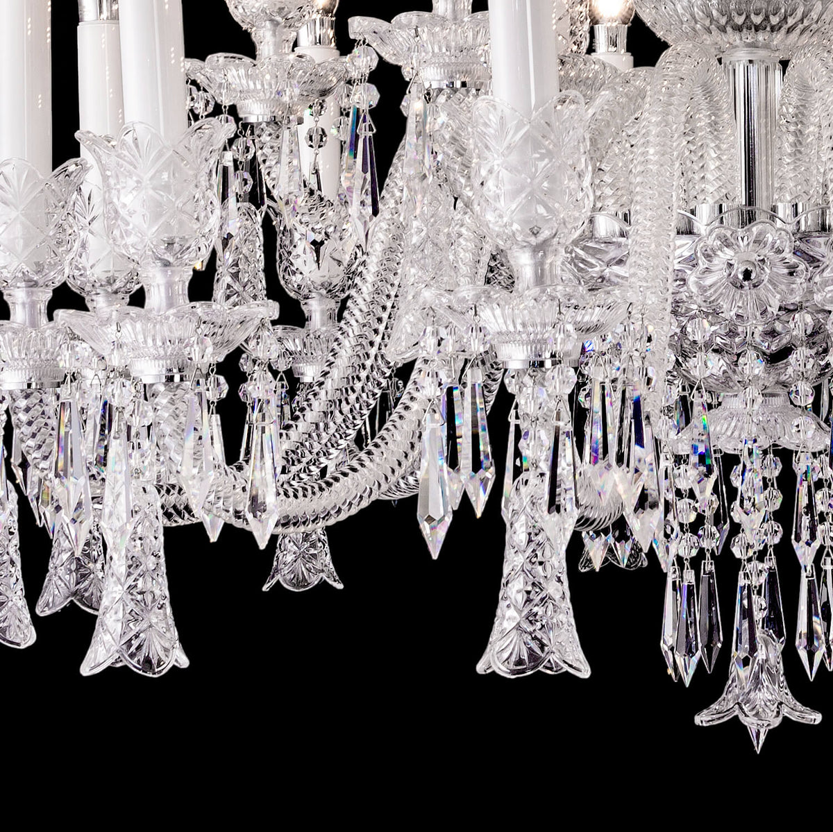18 lights crystal bell chandelier - view 3