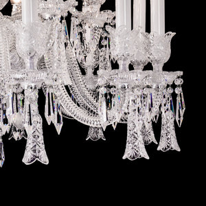18 lights crystal bell chandelier - view 4