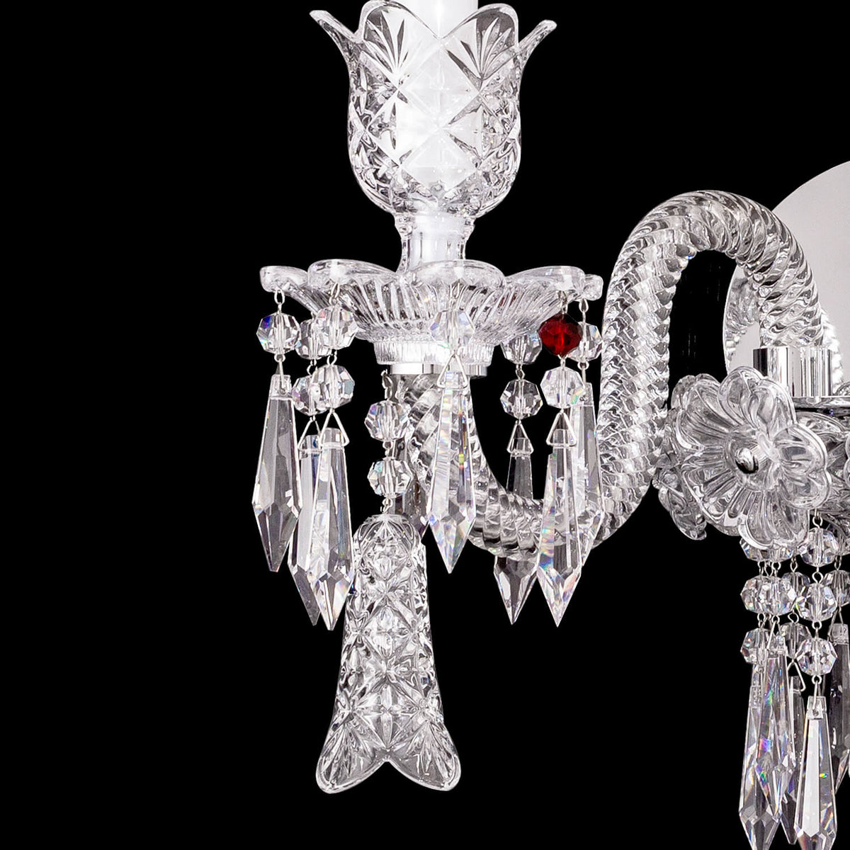 Bakala Crystal Wall Sconce With Bell, chandelier - view 2