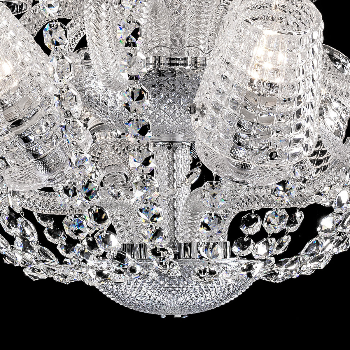 18 lights LE ROI SOLEIL CHANDELIER, crystal - view 4