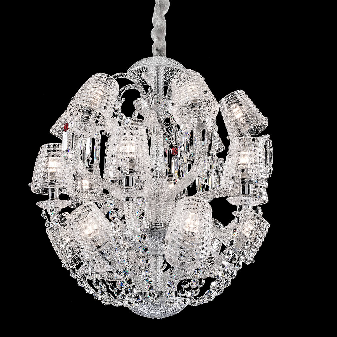 24 lights LE ROI SOLEIL CHANDELIER, crystal - view 3