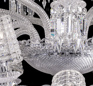 18 lights LE ROI SOLEIL CHANDELIER, crystal - view 6