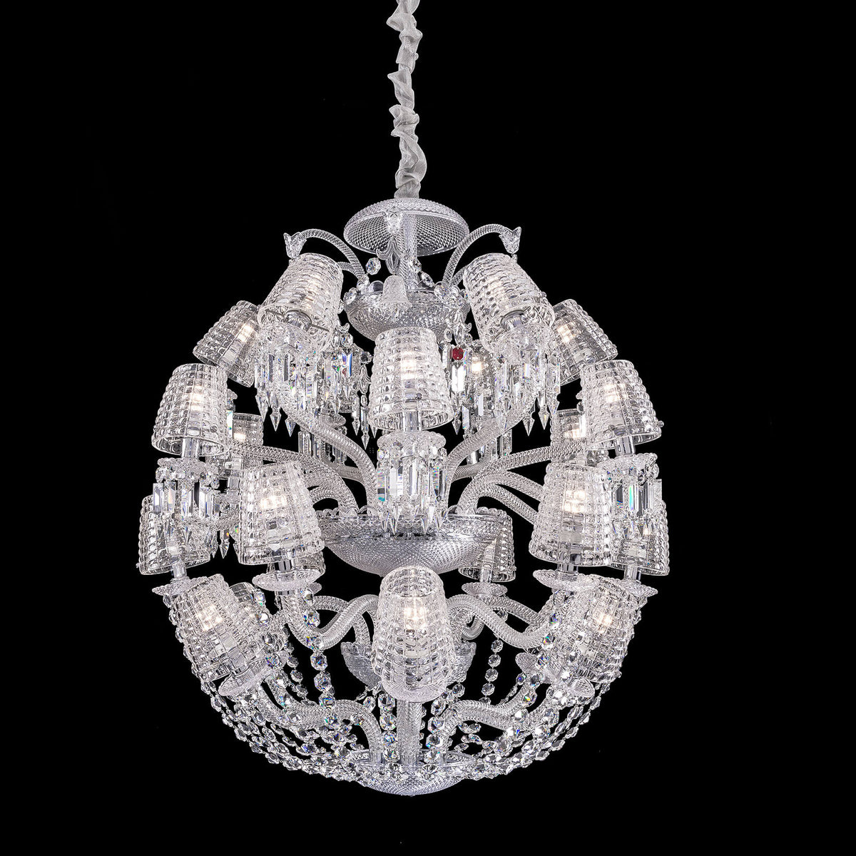 Cristalloire Le Roi Soleil Crystal Chandelier - view 2