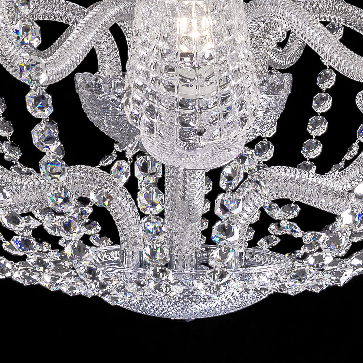 18 lights LE ROI SOLEIL CHANDELIER, crystal - view 7