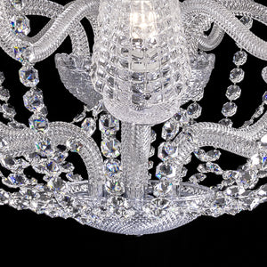 18 lights LE ROI SOLEIL CHANDELIER, crystal - view 7