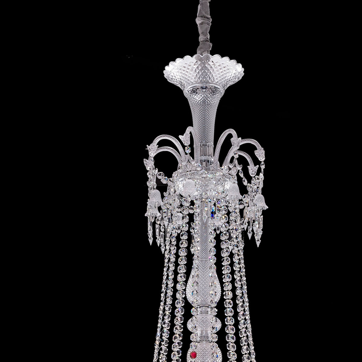Huge 67 lights chandelier, crystal - view 4