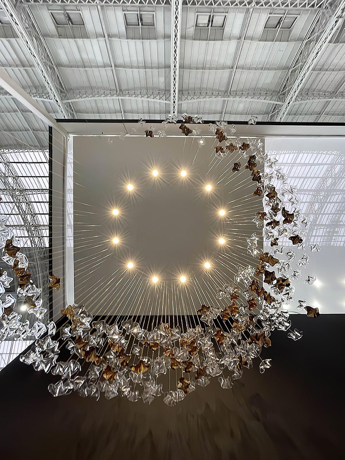 Sand Sea Chandelier, stainless steel - view 29