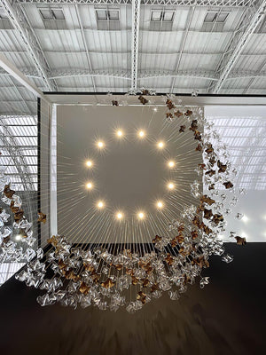 Galaxy Tidal Art Glass Crystal Spiral Chandelier - view 16