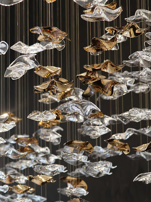 Sand Sea Chandelier, stainless steel - view 8