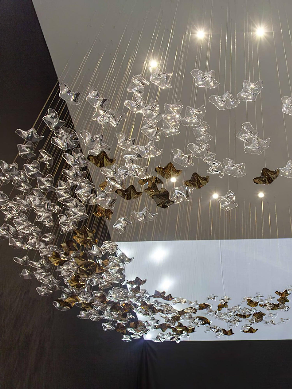 Sand Sea Chandelier, stainless steel - view 30