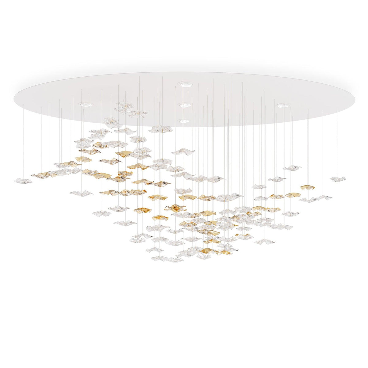 Galaxy Tidal Art Glass Crystal Spiral Chandelier - view 46