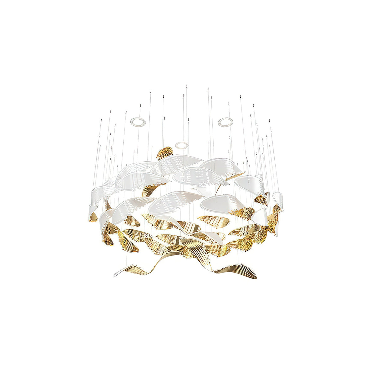 Bennett Meteor Shower Crystal Spiral Chandelier - view 16