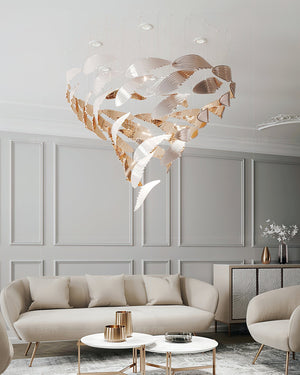 Bennett Meteor Shower Crystal Spiral Chandelier - view 14