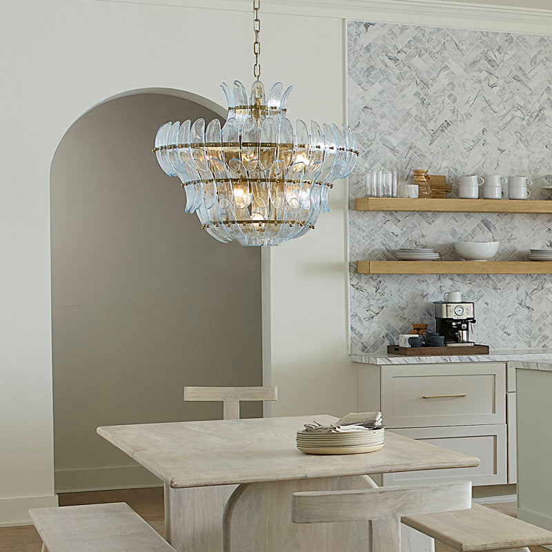 Arcade 10-Light Blown Glass Chandelier - view 3