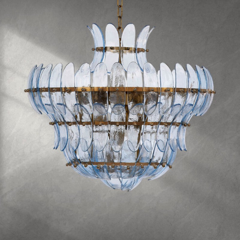 Arcade 10-Light Blown Glass Chandelier - view 12