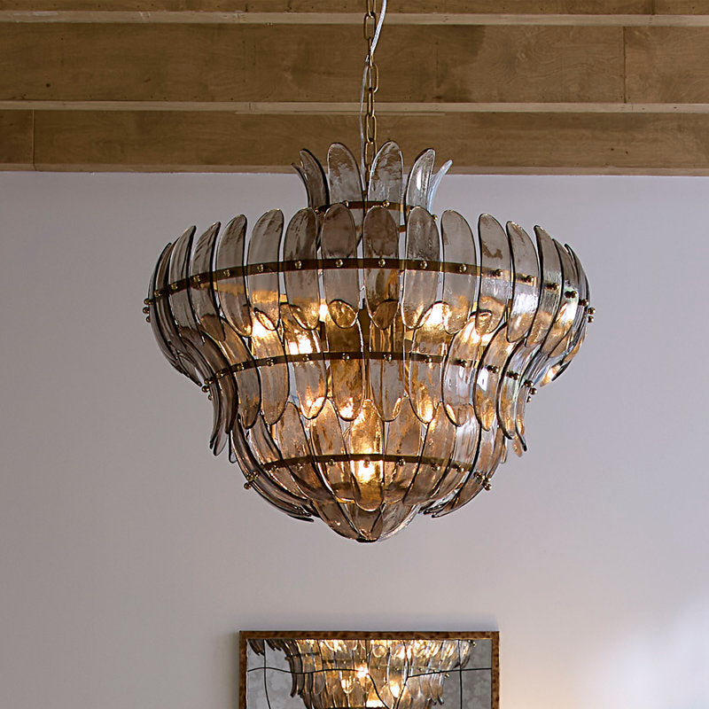 Arcade 10-Light Blown Glass Chandelier - view 4